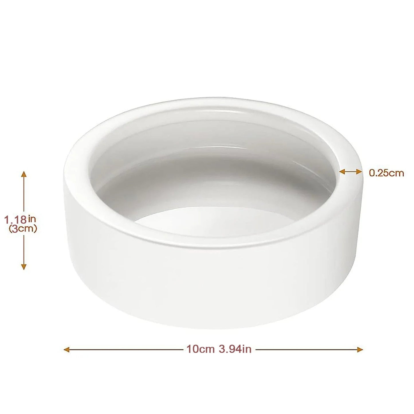 Reptile Ceramic Feeding Bowl
