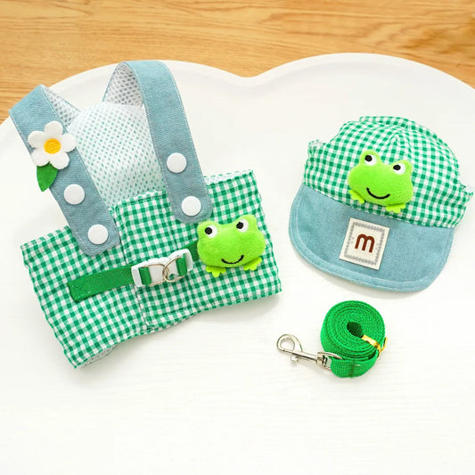 Harness, Leash & Sun Hat Set – 3pcs