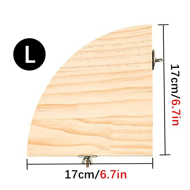 Bird Wooden Perch Stand