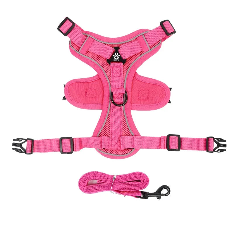 No-Pull Reflective Harness Set