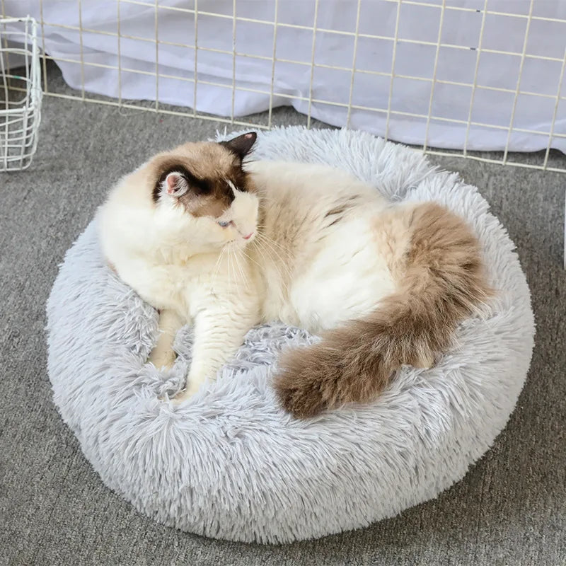 Round Plush Bed 4