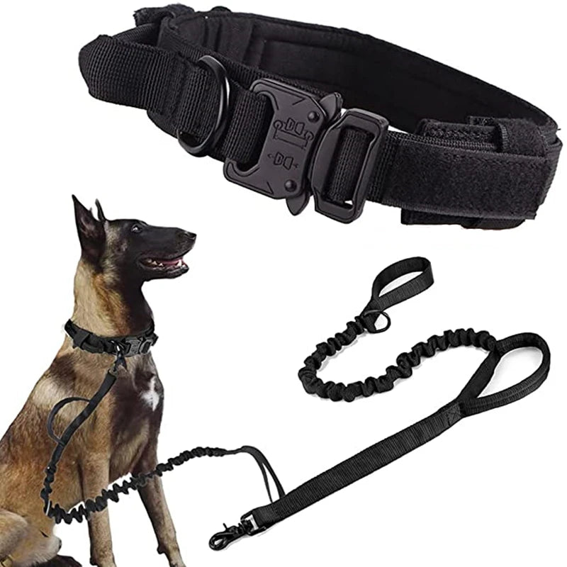 Tactical Training Collar and Leash Set