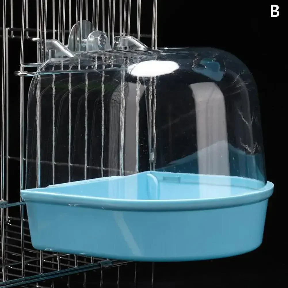 Bird Hanging Plastic Bath 8