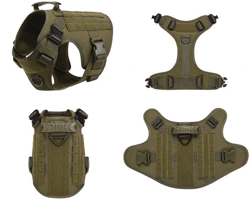 Military Tactical Dog Harness Set 2