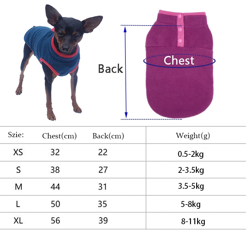 Small Dog Fleece Jacket