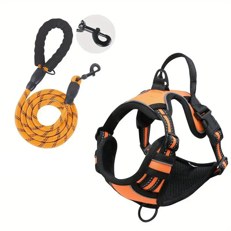 Service Dog Harness – Front Clip, Heavy-Duty & Reflective