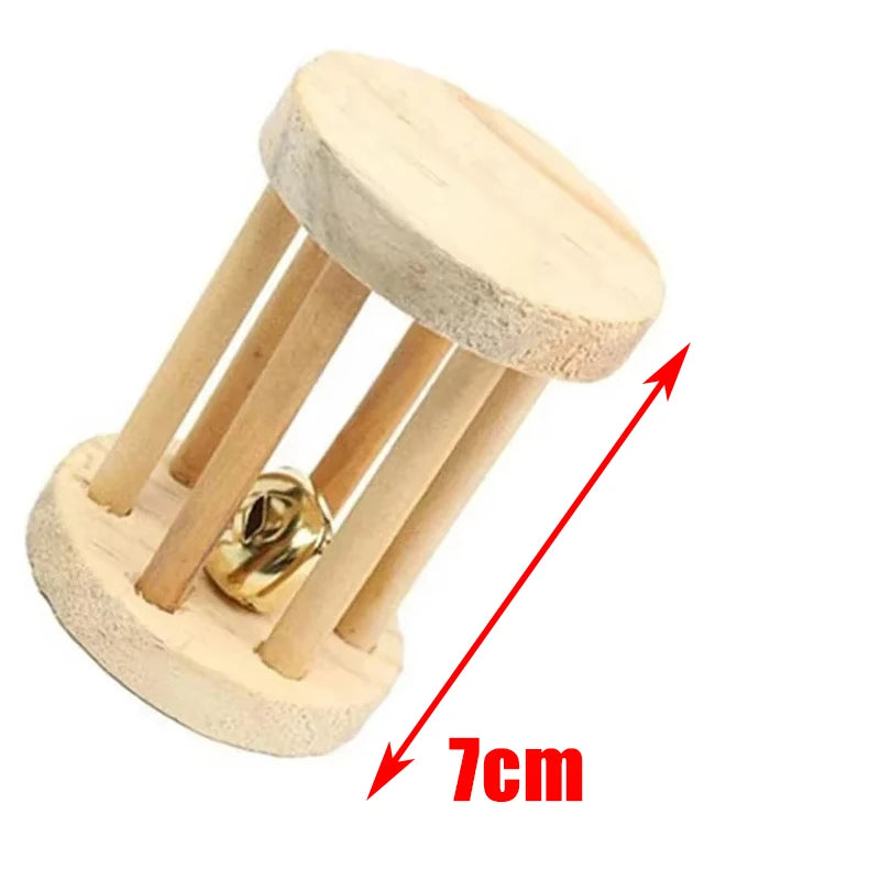 Wooden Roller Chew Toy