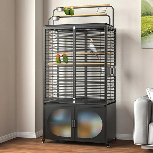 Bird Cage with Play Top