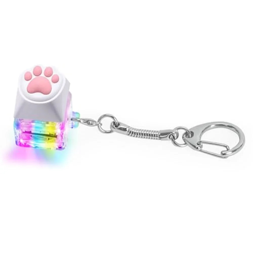 Paw Fidget Clicker Keychain