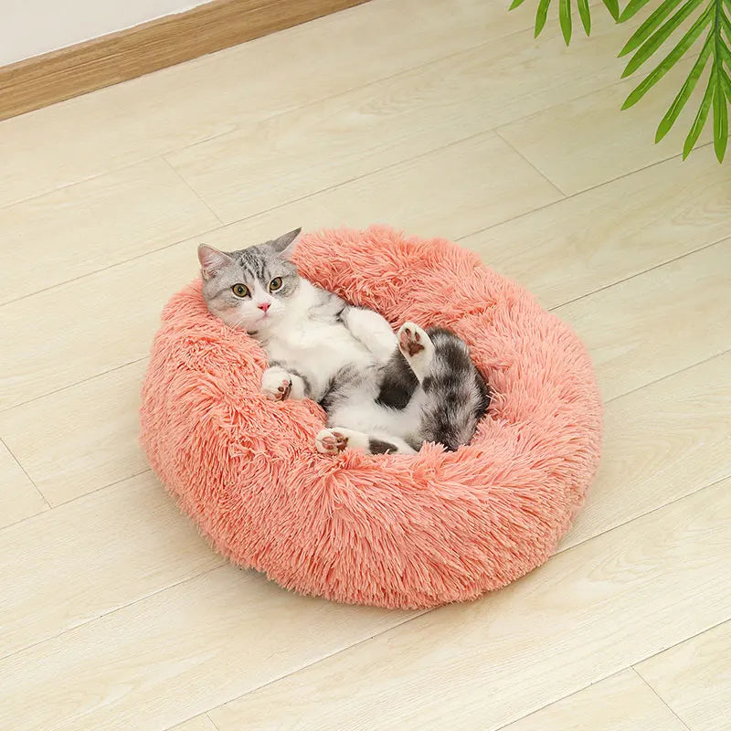 Plush Dog Bed Soft Long Cushion