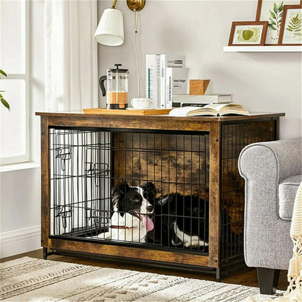 Furniture-Style Wooden Dog House