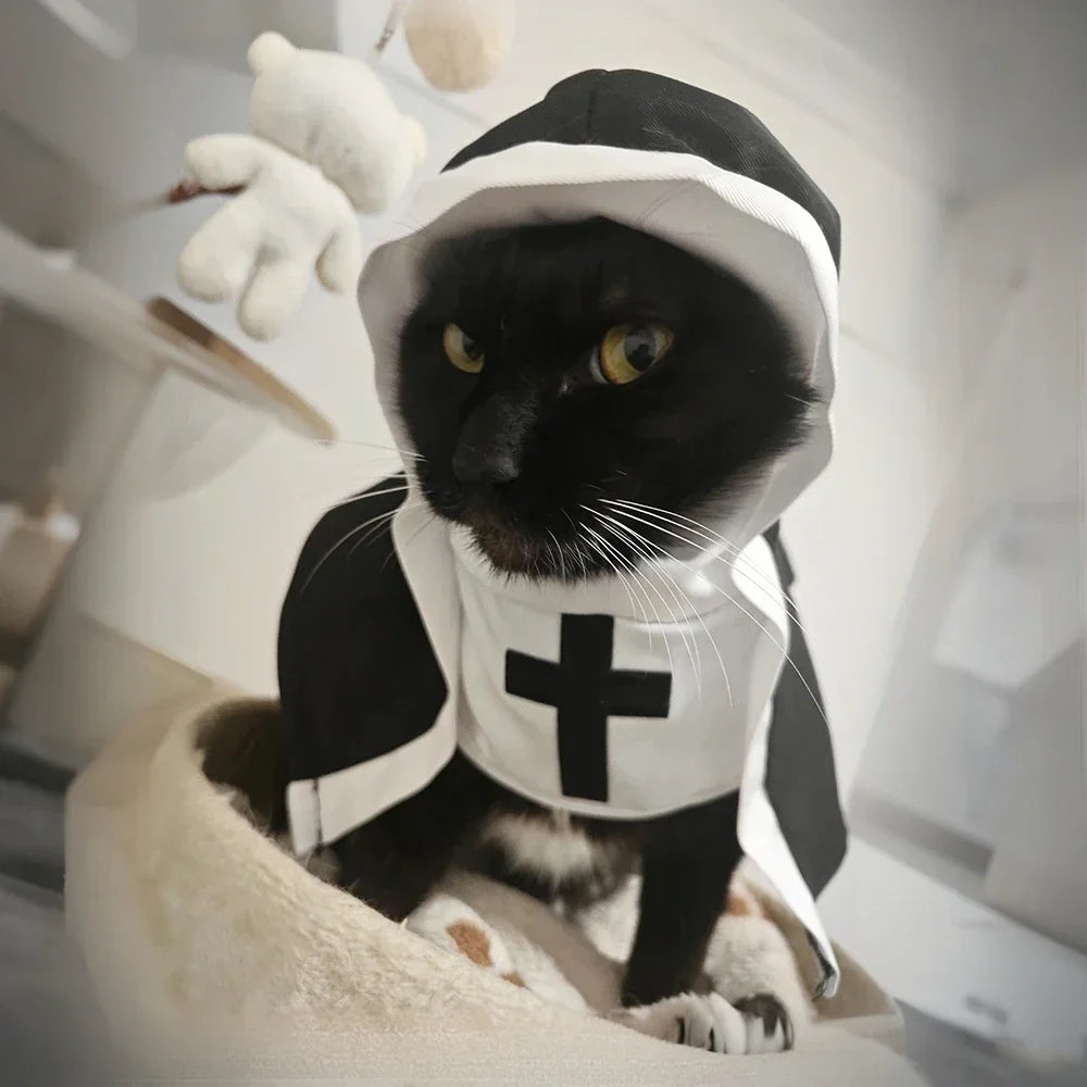 Funny Nun Pet Costume
