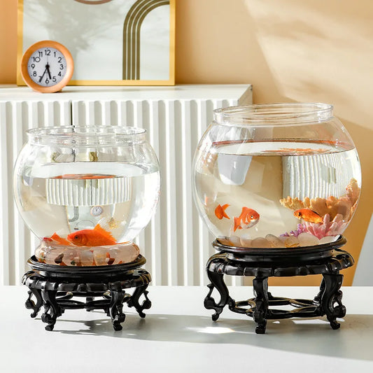 Round Clear Fish Tank 2