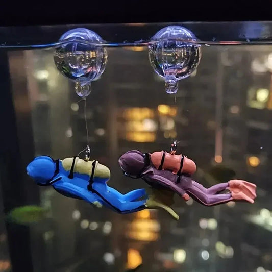 Divers Aquarium Figures