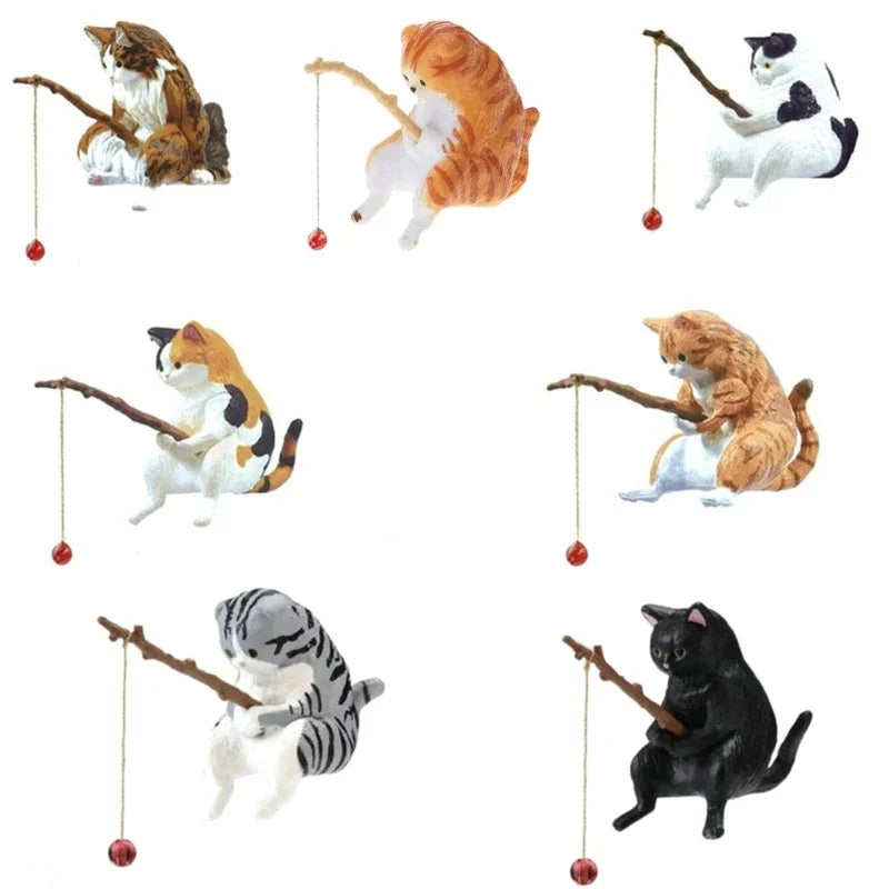 Cartoon Fishing Aquarium Décor