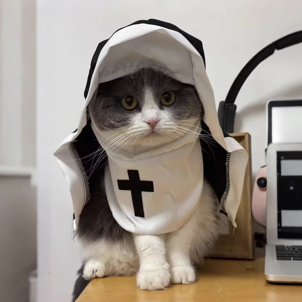 Funny Nun Pet Costume