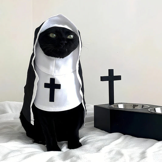 Funny Nun Pet Costume