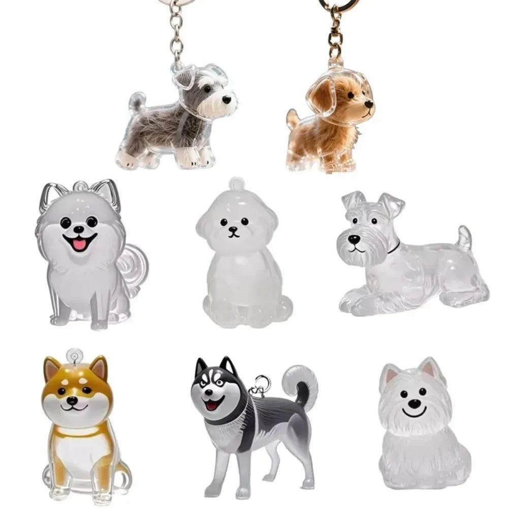 Dog Hair Storage Pendant Keychain 1