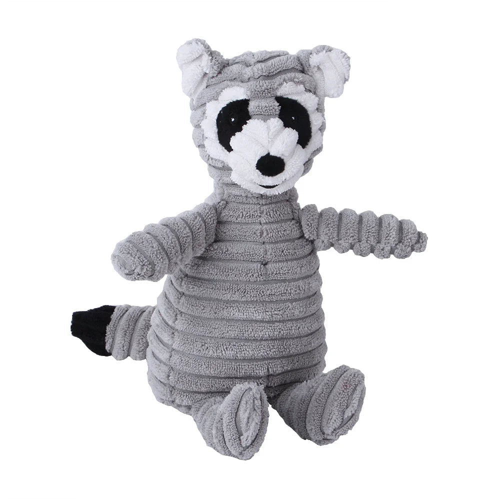 Animal Shape Plush Squeaky Chew Toy