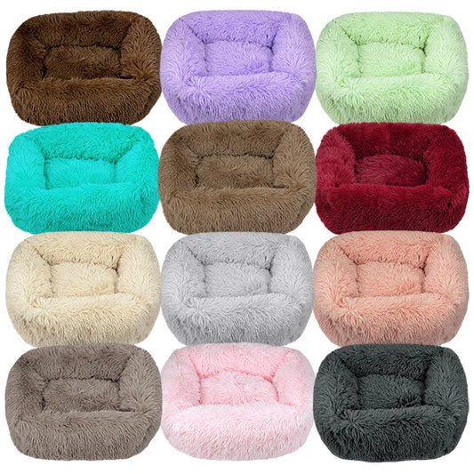 Square Plush Bed