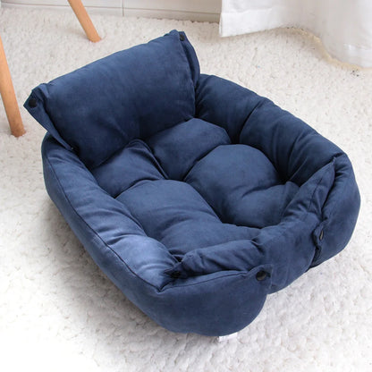 3 in 1 Dog Soft Warm Pet Cushion Nest