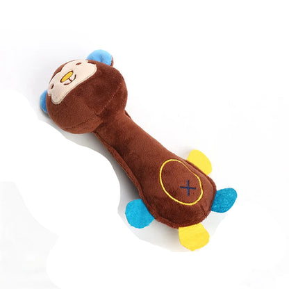 Animal-Shaped Squeaky Chew Toy