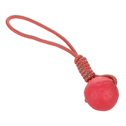 Red Rubber Bite-Resistant Ball