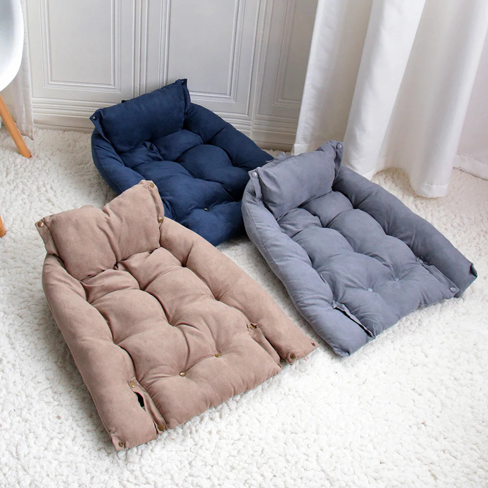 3 in 1 Dog Soft Warm Pet Cushion Nest
