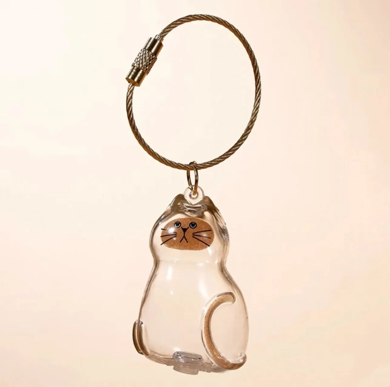 Dog Hair Storage Pendant Keychain