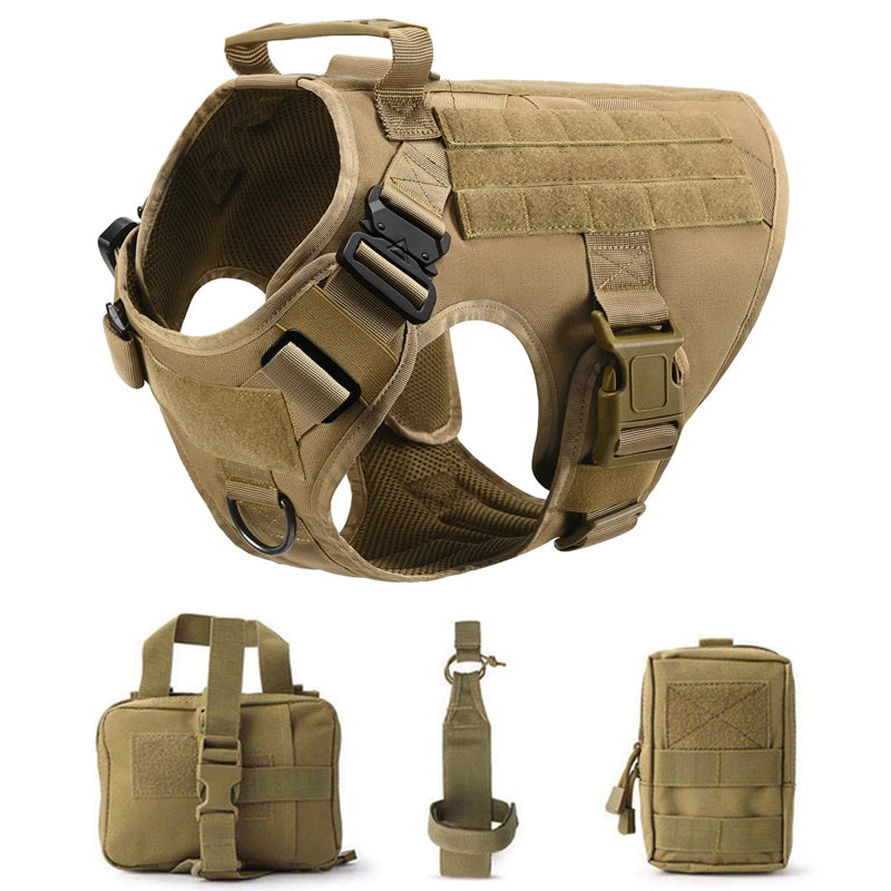 Military Tactical Dog Harness Set 2