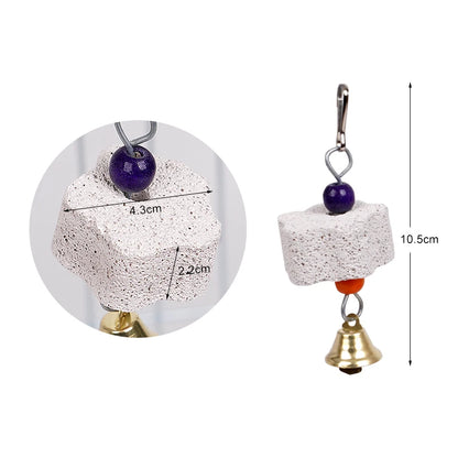 Bird Calcium Stone with Bells
