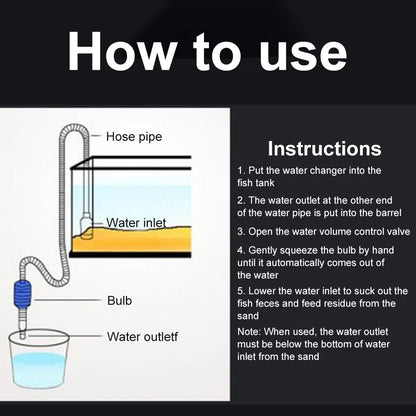 Aquarium Siphon Vacuum Cleaner