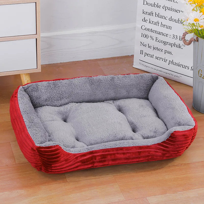 Square Plush Bed 8