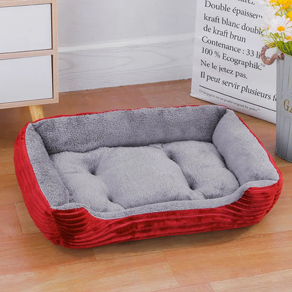 Square Plush Bed 8