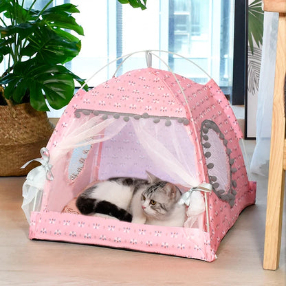 Cat Flower Tent Cave