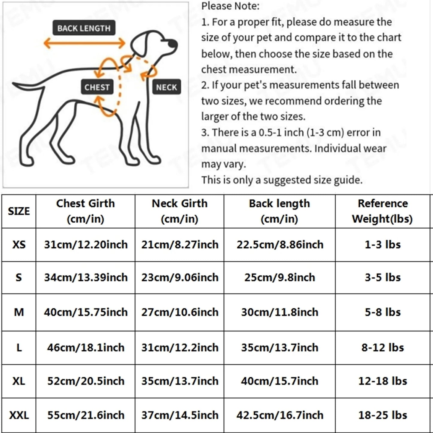 Small Dog Safety Vest