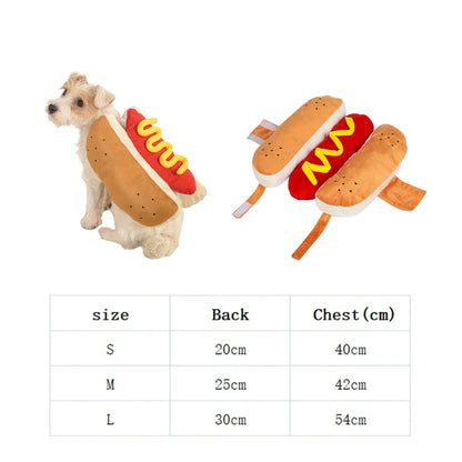Hot Dog Pet Costume