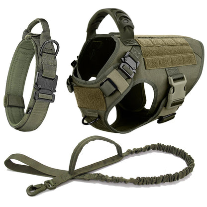 Military Tactical Dog Harness Set 3