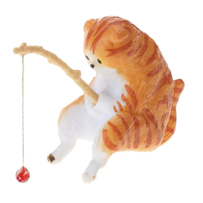 Cartoon Fishing Aquarium Décor