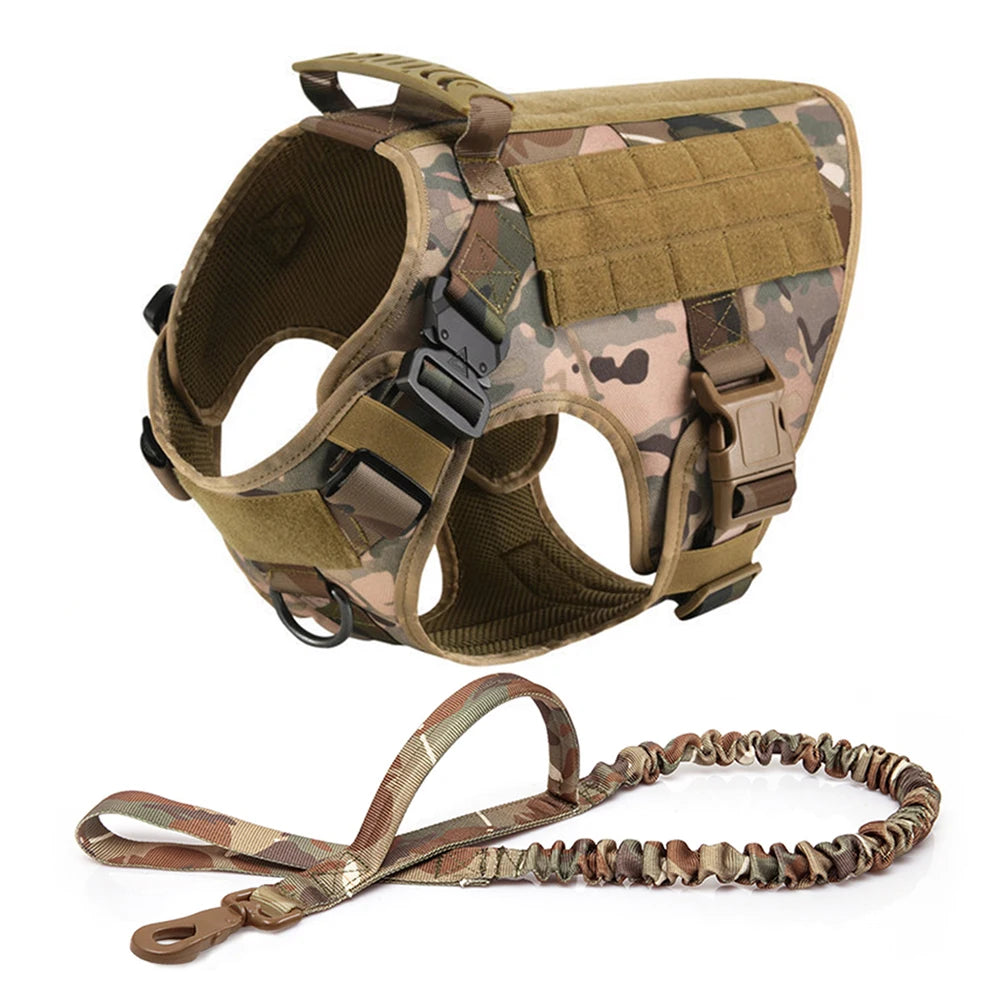 Military Tactical Dog Harness Set 3