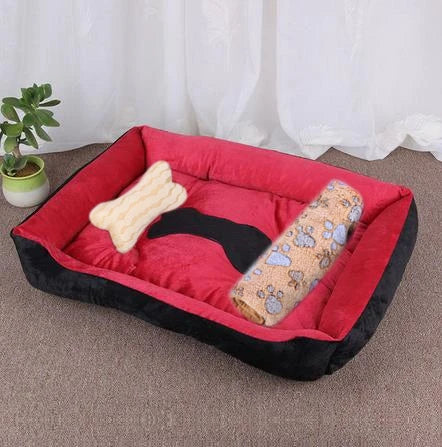 Square Plush Bed 10