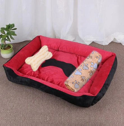 Square Plush Bed 10