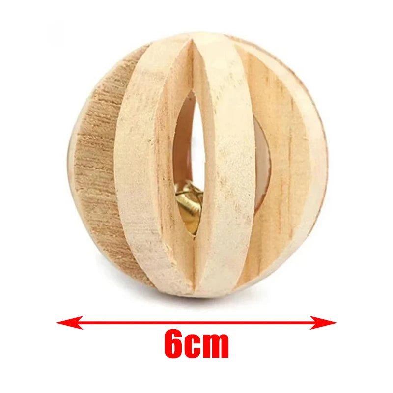 Wooden Roller Chew Toy