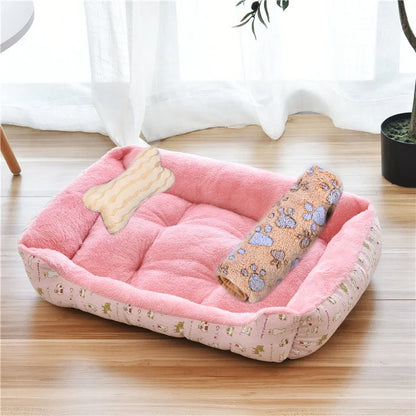 Square Plush Bed 10