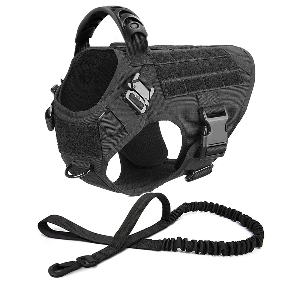 Military Tactical Dog Harness Set 3