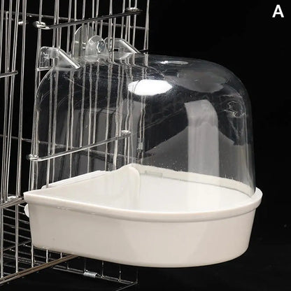 Bird Hanging Plastic Bath 6
