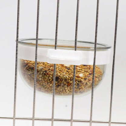 Bird Plastic Feeding Bowl
