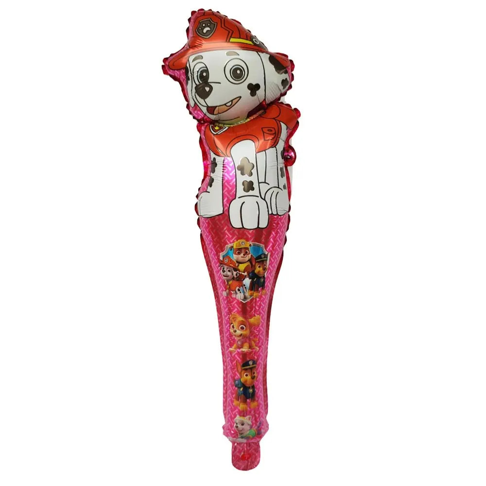 Paw Patrol Stick Foil Balloons