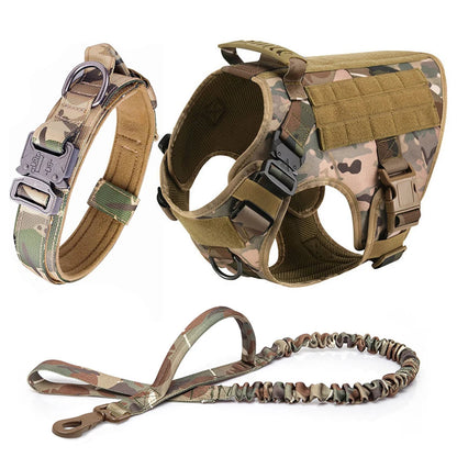 Military Tactical Dog Harness Set 3