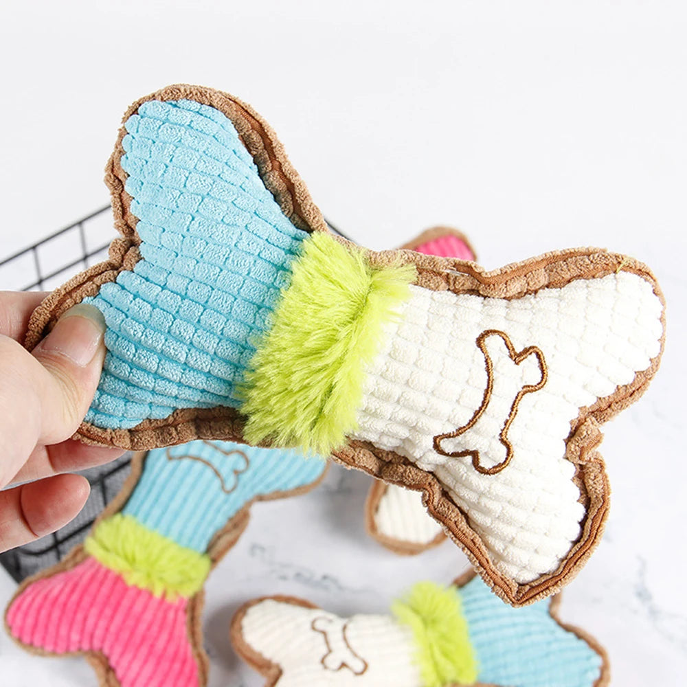 Teeth-Cleaning Dog Plush Toy